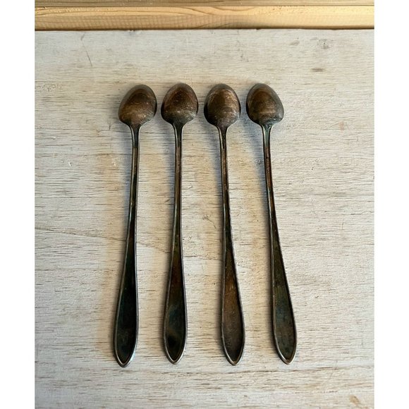 viceroy Dining Silverware Long Spoons Silver Plate Viceroy Vintage